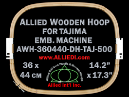 Tajima Hoop / Embroidery Frame - 500 mm Sew Field / Arm 