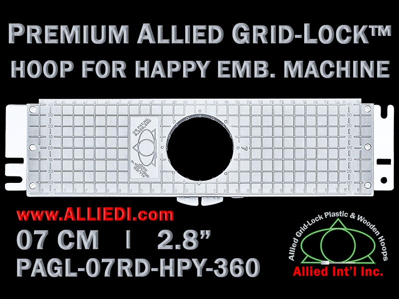 Brother Hoop - 15 cm (5.9 inch) - Allied Grid-Lock Hoop (New Design) - For  500 mm Sew Field